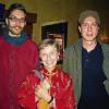 Die Regisseure Ronny Pfrundschuh (links) und Marco Keller mit Dr. Eva Kuczewski-Anderson (Sprecherin der Tibet-Initiative Würzburg) bei der Premiere des Films „Die roten Drachen und das Dach der Welt“. FOTO Spinrath