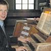 Der junge Österreicher Matthias Maierhofer ist ein vielversprechendes Talent an der Orgel.