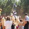 Hoch zu Ross traten die Ritter beim großen Spectaculum et Gaudium auf Burg Neuhaus an.