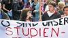 Demo in Düsseldorf: Studenten protestierten gegen Studiengebühren in Nordrhein-Westfalen.
