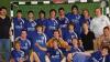 Die Handball-A-Junioren des TSV Karlstadt steigen in die Landesliga auf. Hier die erfolgreiche Mannschaft, hinten von links: Thomas Obert (Betreuer), Sebastian Schmid, Philipp Heid, Julian Franz, Alexander Nagel, Sebastian Reiss, Marcel Schrauth, Mark Ringelmann, Klaus Gemander (Betreuer), Mitte von links: Markus Losert, Michael Fischer, Fabian Heun, Andreas Obert, Thilo von Mansberg, Michael Wagner (Trainer), vorne von links: David Keller-May, Thilo Wilke, Daniel Mader, Max George.