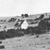 Das Würzburger Haus kurz nach seiner Einweihung 1938. Gut zu erkennen, wie wenig Wald es damals rund um das Wanderhaus des Rhönklub Zweigvereins Würzburg gab.