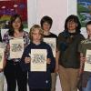 Mit großem Erfolg nahmen Schülerinnen und Schülerinnen am 55. Europawettbewerb teil. Im Bild von links: Kunstlehrer Werner Karl, Tim Schneider, Laura Bischlager, Frederic Hümmer, Lukas Hahn, Kunstlehrerin Ulrike Dietrich-Kobling, Miriam Stabenow und Schulleiter Heinrich Voit.