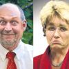 Um Gewinner und Verlierer, um Stellvertreter und deren Stellvertreter dreht sich das neue Programm von Werner Hofmann und Gerlinde Heßler (beide im Bild – dank der Technik verwandelt in den siegreichen Bürgermeisters Paul Kruck und die gescheiterte Landratskandidatin Heidi Wright) beim Karlstadter Volksfest am Mittwoch, 28. Mai, ab 20 Uhr im Festzelt.
