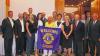 Die Gründungsmitglieder des neuen Lions-Clubs Marktheidenfeld-Laurentius und ihr Präsident Nikolaus Ruppert (links).