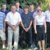 Freisprechungsfeier bei Paidi in Hafenlohr (von links): Helmut Hartmann (Ausbilder), Andy Seyfried (Holzmechaniker),  Jürgen Salomon (Ausbilder), Peter Beyer (Geschäftsführer),  Dominik Englert (Holzmechaniker), Stefan Hagenbucher (Industriekaufmann), Martin Hofmann (Holzmechaniker), Sebastian Vogel, Nicole Breitenbach (Industriekaufleute), Roland Schreck (Ausbilder), Ivonne Liebler (Industriekauffrau).