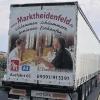 Zwei fahrbare Werbeträger touren quer durch Europa und machen Werbung für Marktheidenfeld.