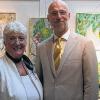 Oberbürgermeister Kay Blankenburg eröffnete die Ausstellung von Sieglinde Gottschalk-Vahldieck im Foyer des Rossini-Saals.
