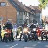 Eine bunte gemischte Motorrad-Truppe brach von Eyershausen im Grabfeld nach Eyershausen in Niedersachsen auf, um dort die Tradition des „Putzetanz“ mitzuerleben.HANNS FRIEDRICH