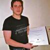 Kammersieger, Landessieger und kommendes Wochenende in Mölln beim Bundesentscheid: Tobias Müller aus Motten.