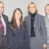 Foto v.l.n.r. Dr. Matthias Hahne, Dr. Roswitha Pfaffinger, Barbara Mayerhofer, Prof. Dr. Dr. Peter Deeg