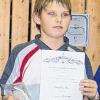 Dritter der Bezirksmeisterschaft bei den Schülern B: Maximilian Beck (TSV Güntersleben).