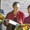„Stabübergabe“ im Katholischen Senioren-Forum der Diözese Würzburg: Diözesanaltenseelsorger Pater Adalbert Müller OSA, die bisherige Diözesanvorsitzende Hildegard Mußmächer und die neue Vorsitzende Marlene Herfs.