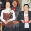 v.l. Stefanie Greif und Eva Grömling, Edwin Henn, Gertie Martin-Schnapp, Christel Vollmuth.