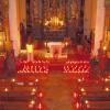 Lichtermeer im Gotteshaus: Eine besondere Atmosphäre wurden den Besuchern in der Bundorfer Kirche bei der Vigilfeier geboten.