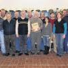 Wahlen und Ehrungen standen bei der Jahresversammlung der Feuerwehr im Mittelpunkt. Unser Bild zeigt die Geehrten für 60, 40 und 25 Jahre Mitgliedschaft im Verein zusammen mit (von links) dem scheidenden 2. Vorsitzenden Walter Ries und dem scheidenden 1. Vorsitzenden Konrad Rauch sowie (von rechts) dem neuen 1. Vorsitzenden Uto Gerlach, 2. Kommandant Michael Kiefer und dem neuen 2. Vorsitzenden und 1. Kommandant Burkhard Nickel (vierter von rechts).