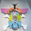 Karlsruhe (lsw)   Eine überdimensonale Kuckucksuhr von dem Künstler Stefan Strumbel hängt am Mittwoch auf der Art-Messe in der Messe Karlsruhe. Unter dem Motto „Garantiert gute Kunst!“ werden vom 5. bis zum 8. März mehr als 200 Aussteller ihre Gemälde, Skulpturen und Fotografien auf der „art Karlsruhe“ zeigen.