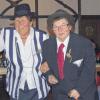 Als altes Ehepaar, das seinen 50. Hochzeitstag feierte, begeisterten Gertrud Haupt und Edmunda Keß in der Bütt beim Weiberfasching im Oberschwarzacher Sebastiani-Haus.
