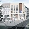 Eine Fassade und Dach aus Krensheimer Muschelkalk wird der s.Oliver-Flagship-Store auf dem oberen Markt bekommen. Das Geschäft soll noch im Herbst dieses Jahre eröffnen.