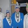 Seltene Auszeichnung durch die „Förderation Europäischer Narren“ (FEN) für die Himmelstadter Ewald Hemmelmann und Daniela Lummel. Im Bild von links: Heiko Förster (FEN Regionalpräsident Unterfranken), Daniela Lummel, Ewald Hemmelmann und Oliver Rehbein (FEN erster Stellvertreter Unterfranken).
