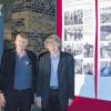 Im Dokumentationszentrum „Reichsparteitagsgelände“ Nürnberg wurden zahlreiche Fotos  aus dem Archiv des Berichterstatters zum Ausstellungsthema „BilderLast in Franken“ gezeigt. Dr. Eckart Dietzfelbinger (rechts) konzipierte die beeindruckende Sonderausstellung.