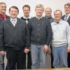 Holzhausen (kpm)   Müller Landtechnik ehrte langjährige Mitarbeiter (von links): Leo Müller, Geschäftsleitung, Edgar Dunkel, seit 25 Jahren Niederlassungsleiter der Filiale Hammelburg, Artur Büttner, seit 25 Jahren Servicetechniker für Golf- und Kommunaltechnik, Walter Werner, seit 30 Jahren Servicetechniker für Kleingeräte, Hubertus Korb und Wolfgang Sittler, seit 30 Jahren Servicetechniker für Landtechnik, Karl Müller, Geschäftsleitung.