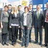 Über ihre Freisprechung freuten sich mit den ehemaligen Azubis auch die Verantwortlichen der Spedition Geis. Von links: Peter Gayer, Tatjana Ott, Kim Seufert, Tanja Kihn, Christopher Back, Laura Jöckl, Martin Friedrich, Günther Clement und Bernhard Hofmann.