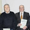 Der CSU Kreisvorsitzende Gerhard Eck (links) und der neue Vorsitzende Richard Köth (rechts) zeichneten für jahrzehntelange Treue zum Schwanfelder CSU-Ortsverband (von links) Roland Müller und Heinz-Ludwig Wirth aus.