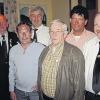 Ehrende und Geehrte (von links)  Kreisschießwart Gerhard Heilmann, Gerhard Kömpel, Reinhard Hembacher, Rudi Hornung, Helmut Möller und Vorsitzender Gerald Kleinhenz