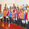 Zum Abschluss ihres ersten Probenwochenendes begeisterte der Fränkische Kinderchor ihr Publikum mit dem Neuerlernten.