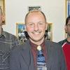 Der neue Vorstand des TSV Ebenhausen mit 1. Vorsitzenden Ralf Karch (Mitte), 2. Vorsitzenden Rainer Breuter (links) und Kassier Stefan Hilpert (rechts).