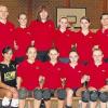 Die erfolgreiche Volleyball-Meistermannschaft des TSV Gerchsheim, vorne von links: Katrin Fischer, Lena Heinrichs, Annika Reinhart, Nadine Henneberger und Lisa Heinrichs. Hinten von links: Trainer Falk Mauermann, Caroline Mechler, Lisa Schramm, Eva Sitko, Fenja Weiler und Sabine Zimmermann.