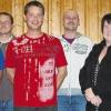 Der neue Vorstand (von links): Sebastian Metz, Mario Bezold, André Kessler, Gerhard Ziegler, Heidi Katzenberger, Jürgen Kessler.
