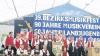 Die Zeller Musikanten beim Bezirksmusikfest in Oberbayern.