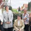 Zur Arbeitstagung der Betreuerinnen der Ortsverbände im VdK Rhön-Grabfeld waren drei Referentinnen angereist: (von links) VdK-Kreisgeschäftsführerin Lydia Vorndran, Ruth Link, Carmen Sturm, Kreisfrauenbeauftragte Heline Schwager und Ilona Mayer.