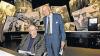 Der ehemalige Stuttgarter OB Manfred Rommel (links) und David Bernard Montgomery, Sohn des britischen Feldmarschalls Bernard Law Montgomery, besuchten die Ausstellung „Mythos Rommel“.