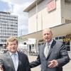 Oberbürgermeister Georg Rosenthal zeigte Verkehrsminister Wolfgang Tiefensee den Würzburger Hauptbahnhof. Der SPD-Minister erkannte dringenden Handlungsbedarf.
