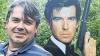 Auch in seinem Gemündener Vorgarten zeigt Tenor Ewald Bayerschmidt seine – musikalische – Verbundenheit mit James Bond, dem Agenten Seiner Majestät.