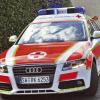 Täglich im Einsatz: Die Notärzte fahren mit einem schnellen Audi zum Unfallort.