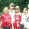 Bei den Jugend-Clubmeisterschaften qualifizierten sich für die DUNLOP Club Trophy Finale im September in Unterföhring (von links): Maria Meder, Luisa Joachim, Sophia Schmitt, Christina Schneider, Celine Schön, Leni Meder und Karin Hümpfner.
