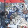 Der Keramikmarkt in Römhild bot für die Schau- und Kauflustigen so manch interessantes Objekt.