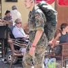 David Bühner unterwegs auf dem Marsch.