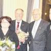 Gründungsmitglieder und langjährige Mitarbeiter ehrten die Schweinfurter „Christen im Beruf“ beim Ehrenabend. Von links: Gertrud Pohl, Georg Pohl, Margit Zimmermann, Dieter Zimmermann (Vizepräsident), der Präsident der deutschen Sektion Ulrich Freiherr von Schnurbein, Norbert Glaser und Klaus Saidl.