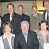 Die VR-Bank ehrte langjährige Mitarbeiter (von links): hinten Vorstandsmitglied Herbert Bolzt, Frank Rüttiger, Volker Enders, Georg Albert, Vorstandsmitglied Hans Beudert, vorne Bettina Schlereth, Hans-Jürgen Schneider und Andrea Koch.