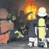 Eine Woche lang übten Feuerwehrleute aus der Großgemeinde Oerlenbach und der Stadt Bad Kissingen in einem Brandcontainer. Die Aktion simulierte den Ernstfall, der sich bei einem Wohnungs- oder Hausbrand ergeben könnte.