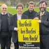 Die neugegründete Friedrich-Wilhelm Raiffeisen Energie eG Großbardorf steckt mitten im ersten Projekt. Unser Bild zeigt von links Bernhard Behr, Manfred Dietz (beide Aufsichtsrat), Mathias Klöffel (Geschäftsführer), Manfred Endres (Vorsitzender des Aufsichtsrats), Reinhold Behr (Geschäftsführer) und Elmar Schmitt (Aufsichtsrat). Es fehlt Projektentwickler Berthold Barthelmes.TAMARA BEHR