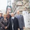 Feierten das Richtfest des Ärztehauses St. Josef (von links):Joachim Grabalowski (Mitglied der Geschäftsleitung der Baufirma Köster), Sigrid Lommel (kaufmännische Krankenhausdirektorin von St. Josef), Klaus Reich (Architekt), Schwester Juliane Friedrich (Generaloberin) und Albrecht Diller (Krankenhausdirektor).