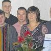 Treue und engagierte Mitarbeiter zeichnete die Firma Metallbau Schmelz im Rahmen einer Feierstunde aus: (von links) Firmenchef Willi Schmelz, Georg Stürmer, Christian Schmelz, Conrad Schmelz, Birgit Rüb, Harald Schwab und Cornelia Schmelz.