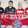 Der neue Vorstand des FC Bayern München Fanclubs (von links): Schriftführer Frank Lippert, Vorsitzender Klaus Strohmenger, Kassiererin Nicole Schmidt und stellvertretender Vorsitzender Mario Nißler.