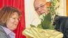 Bürgermeister Eberhard Götz bedankte sich bei Christiane Lusin für ihre Verdienste um die deutsch-französische Partnerschaft.